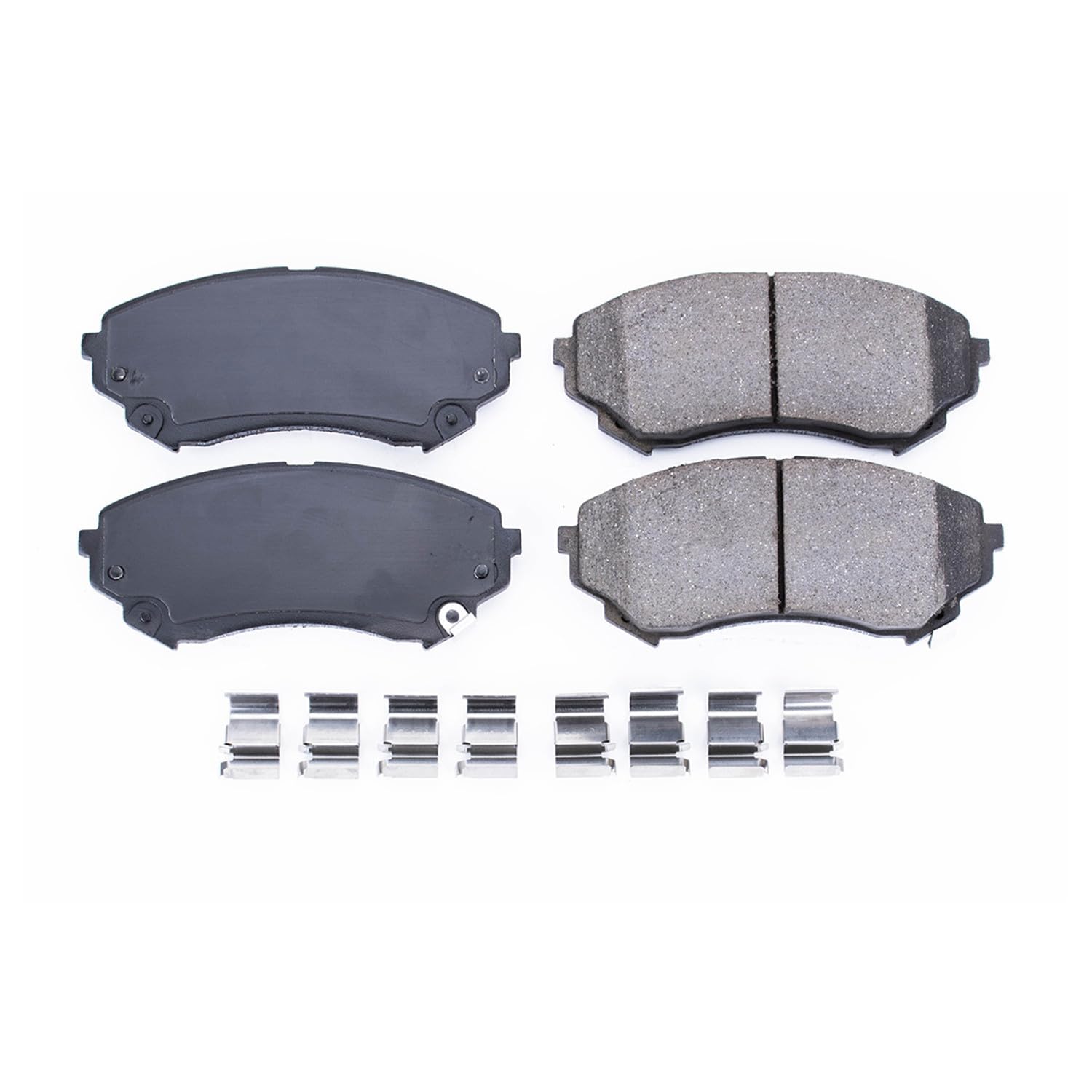 Power Stop Brake Kit Front For Cadillac CTS 2008-14 - Ceramic Brake Pads With Installation Hardware, 17-1331