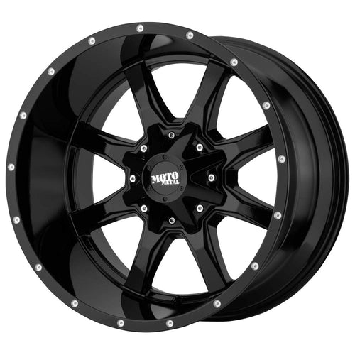 Gloss Black Moto Metal MO970 Wheel tpms (22 x 12. inches /5 x 110 mm, -44 mm Offset)