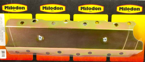 Gold Zinc Plated Milodon 32615 Lifter Valley Baffle for Big Block Chevy