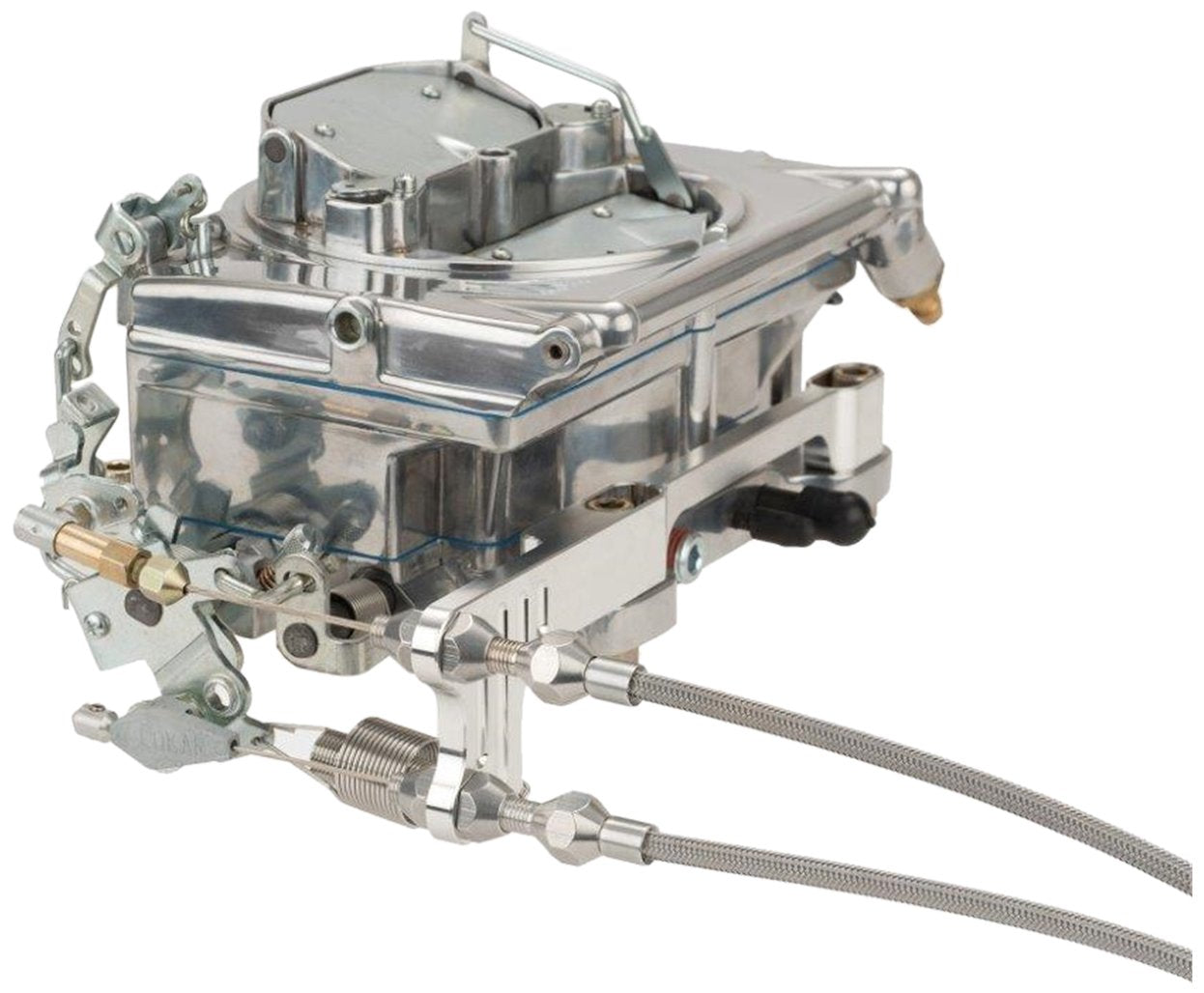 Midnight Series Lokar XTCB-40SD3 Black Finish Throttle Cable Bracket with TPS Sensor and Cruise
