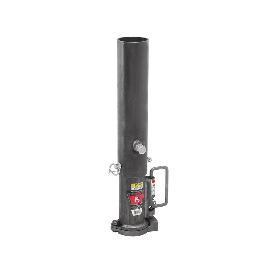 25K Bulldog Adjustable Round Gooseneck Coupler with Pin and Outer Tube