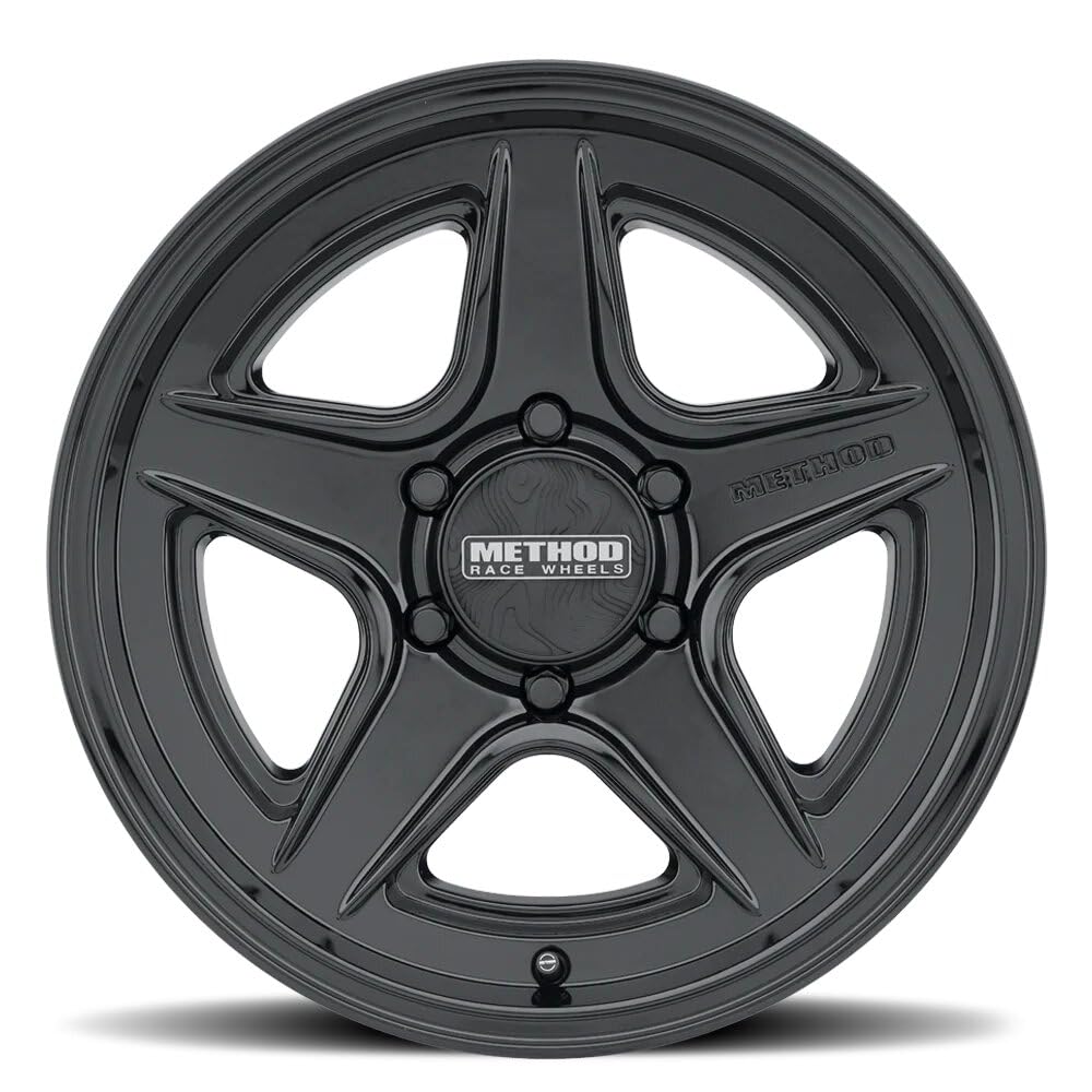 Black Method Race Wheels 319 Wheel with Gloss (18 x 8.5 inches /6 x 5 mm, 40 mm Offset)