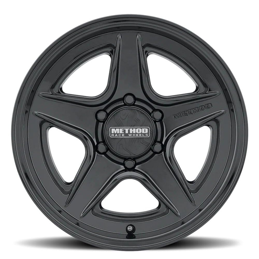 Black Method Race Wheels 319 Wheel with Gloss (18 x 8.5 inches /6 x 5 mm, 40 mm Offset)