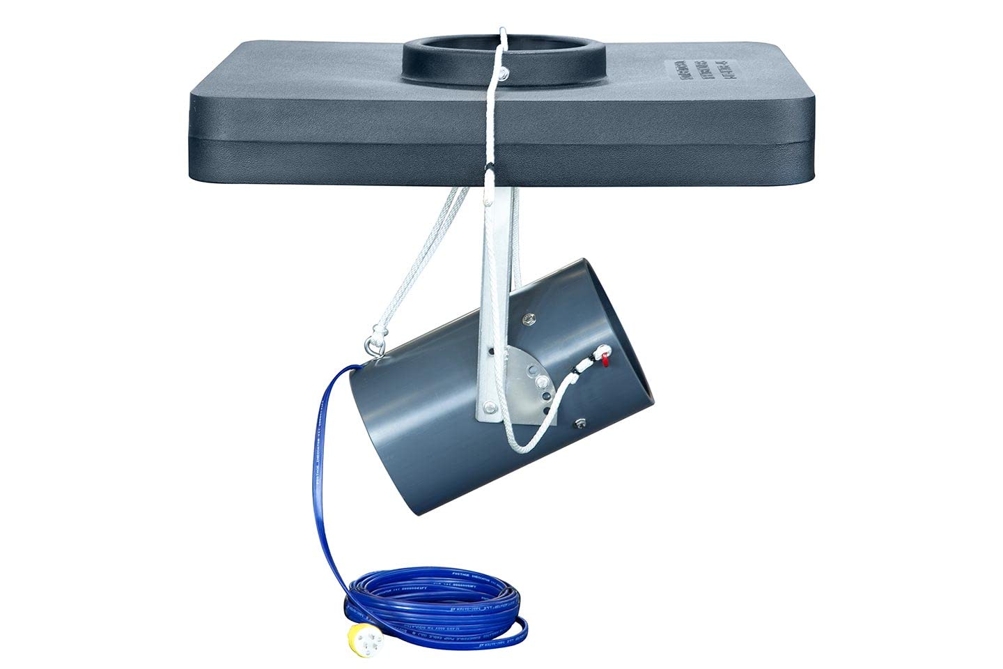 Aerator Scott Floating De-Icer for Lakes & Ponds | 3/4 Horse Power 230V Stainless Steel | 35 ft. Electric Corded Cable Included | Made in USA