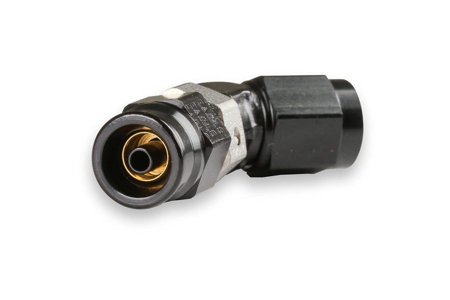 Earl's Adj. Low Profile 45 Degree Speed-Seal Hose End AT604533ERL, -3 Hose Size, 3 Nut Size