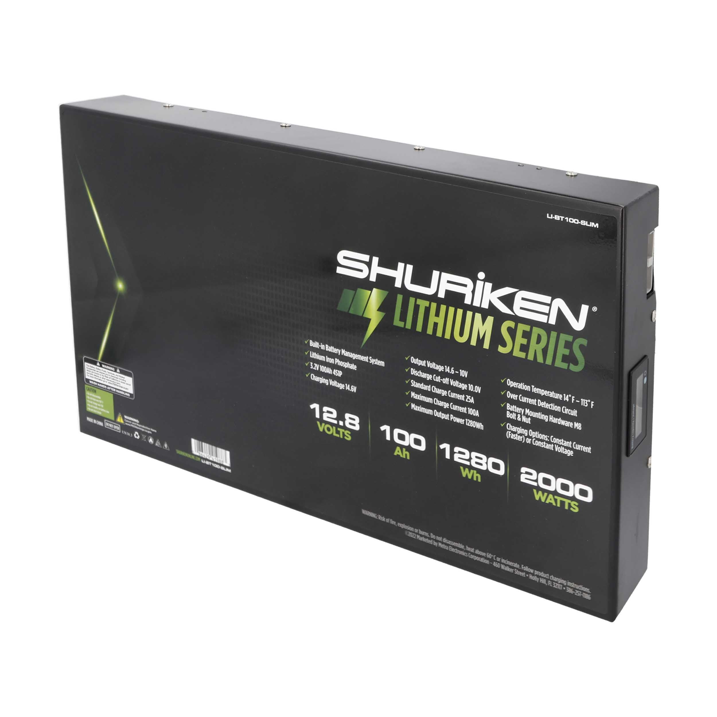 2000W Shuriken / 100 Amp Hours Lithium Iron Battery (LI-BT100)