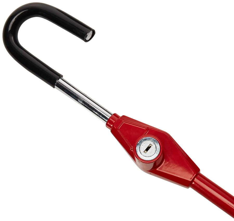 The Club CL303 Winner International Pedal to Steering Wheel Lock, Red, 5.25 Inch