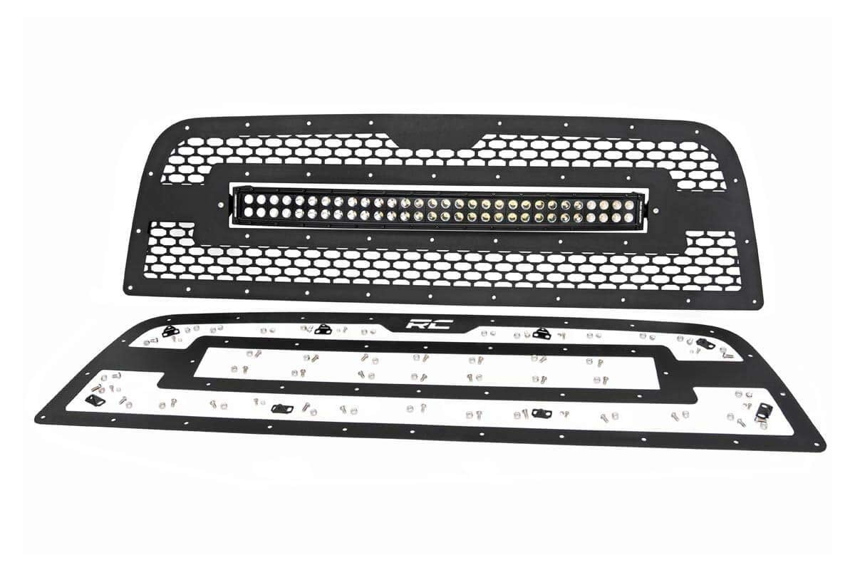 Rough Country LED Mesh Grille Insert for 2013-2018 Ram 2500/3500 2WD/4WD - 70152
