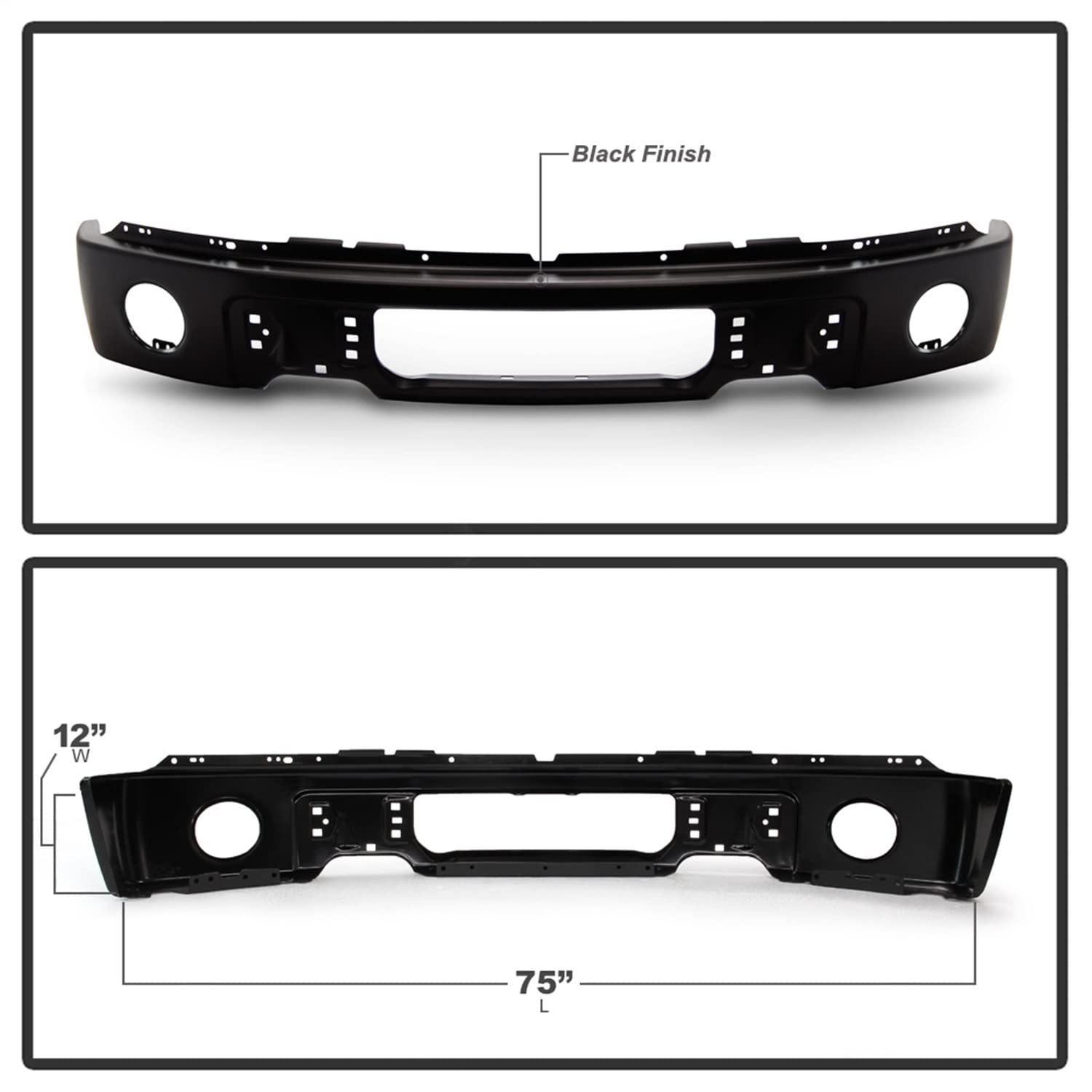 Euro Style Spyder Tail Lights (FB-FF15009-FOG-BK)