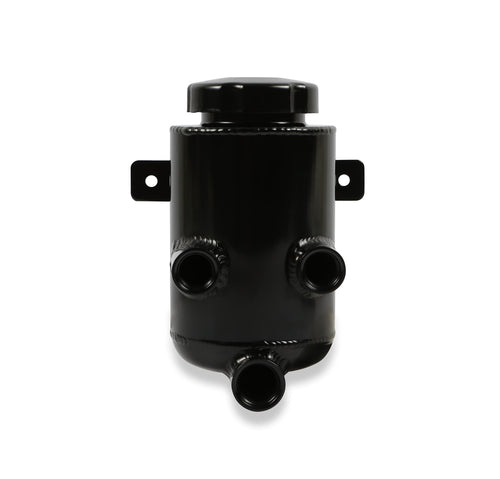 198-212 Holley Power Steering Remote Reservoir Black Aluminum