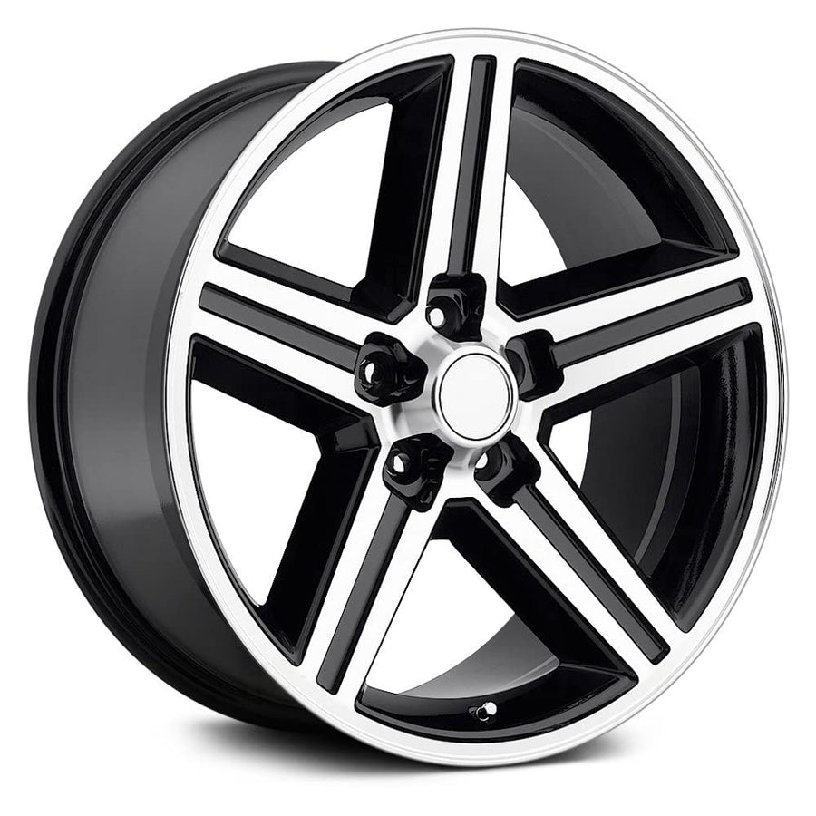 652 Wheels | REV OE Replica Series 20x9, 5x120.65, 0 MM Replica Styling Wheels, Model 652MB-0934 | 5-Bolt Pattern Aluminum Wheels in a Machined Finish with Machine Black Inserts