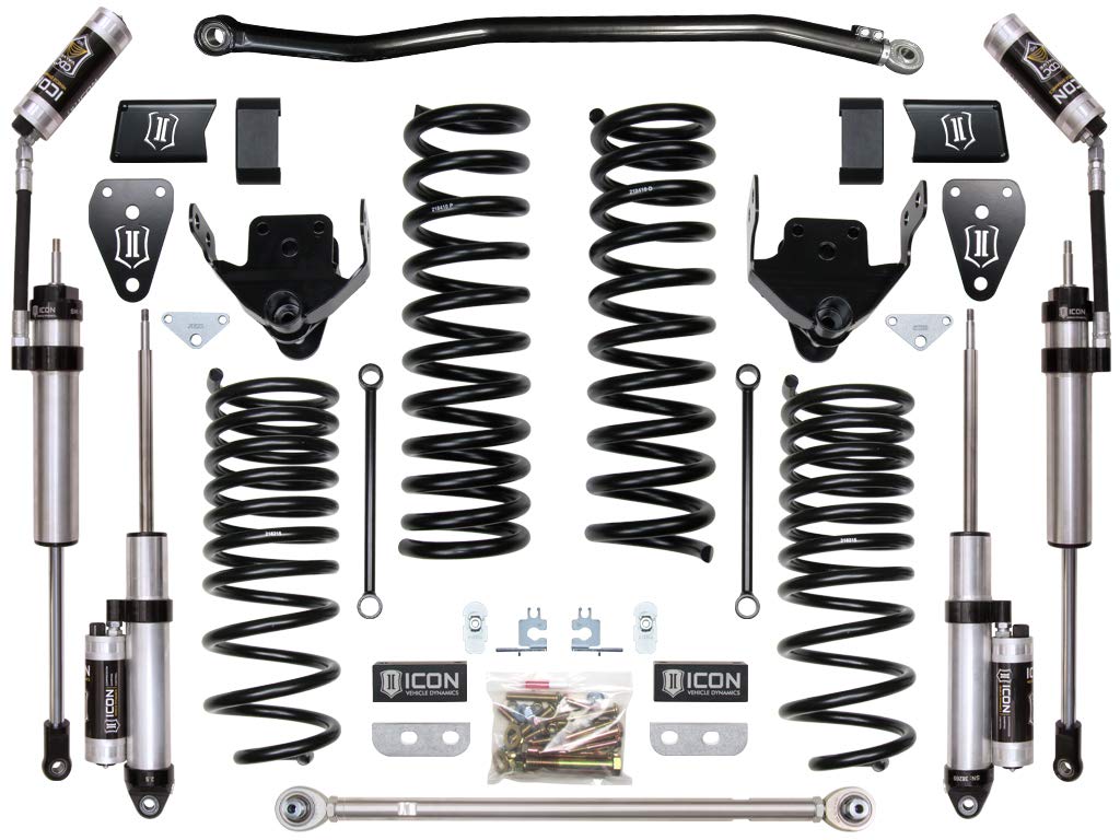 4.5" Lift, ICON Stage 3 Suspension System, Performance, Compatible with 2014-18 Ram 2500 4WD, K214523P