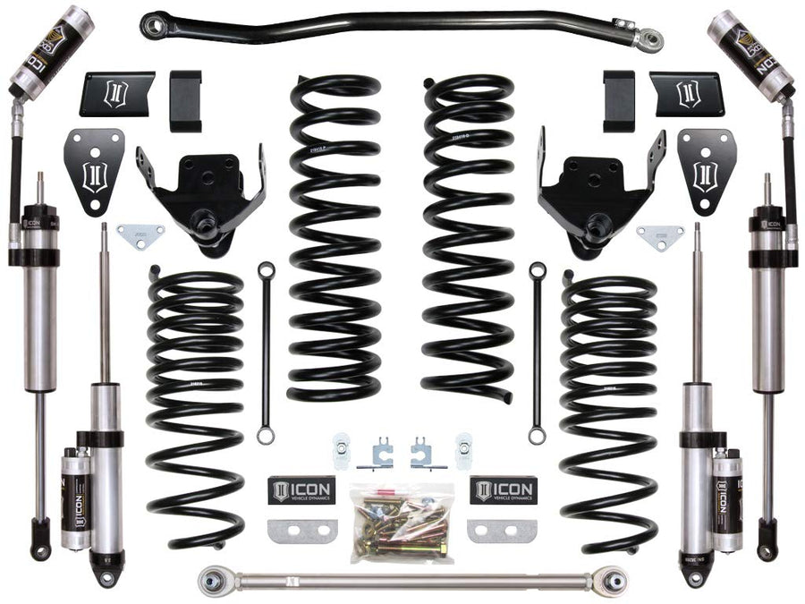 4.5" Lift, ICON Stage 3 Suspension System, Performance, Compatible with 2014-18 Ram 2500 4WD, K214523P