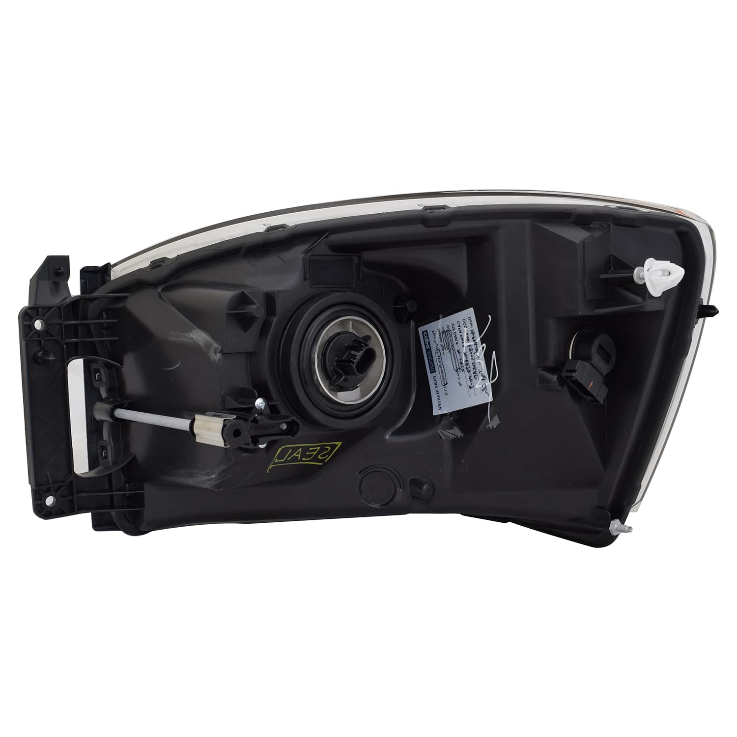 Right TYC Headlight Assembly Compatible with 2007-2008 Dodge Ram Pickup