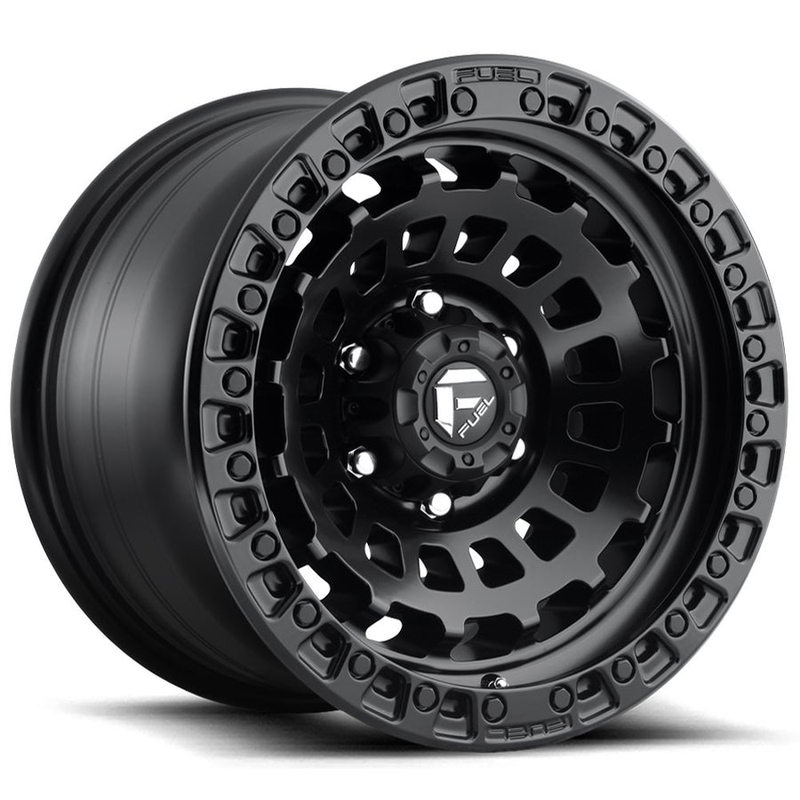 17x8.5 D633 ZEPHYR, Bolt Pattern: 5x4.25/, Offset: 25, MATTE BLACK, set of 1