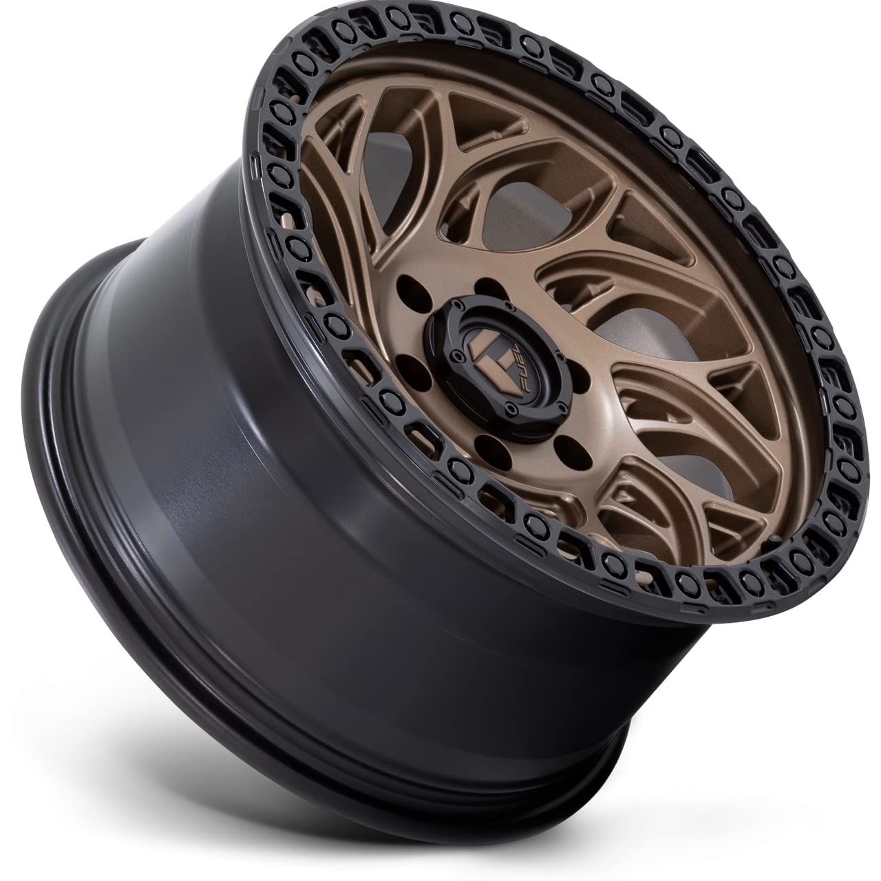 D841 RUNNER FUEL OFF-ROAD OR 18X9, 5X5.0, 4.53, -12mm BRONZE WITH BLACK RING - D84118907545