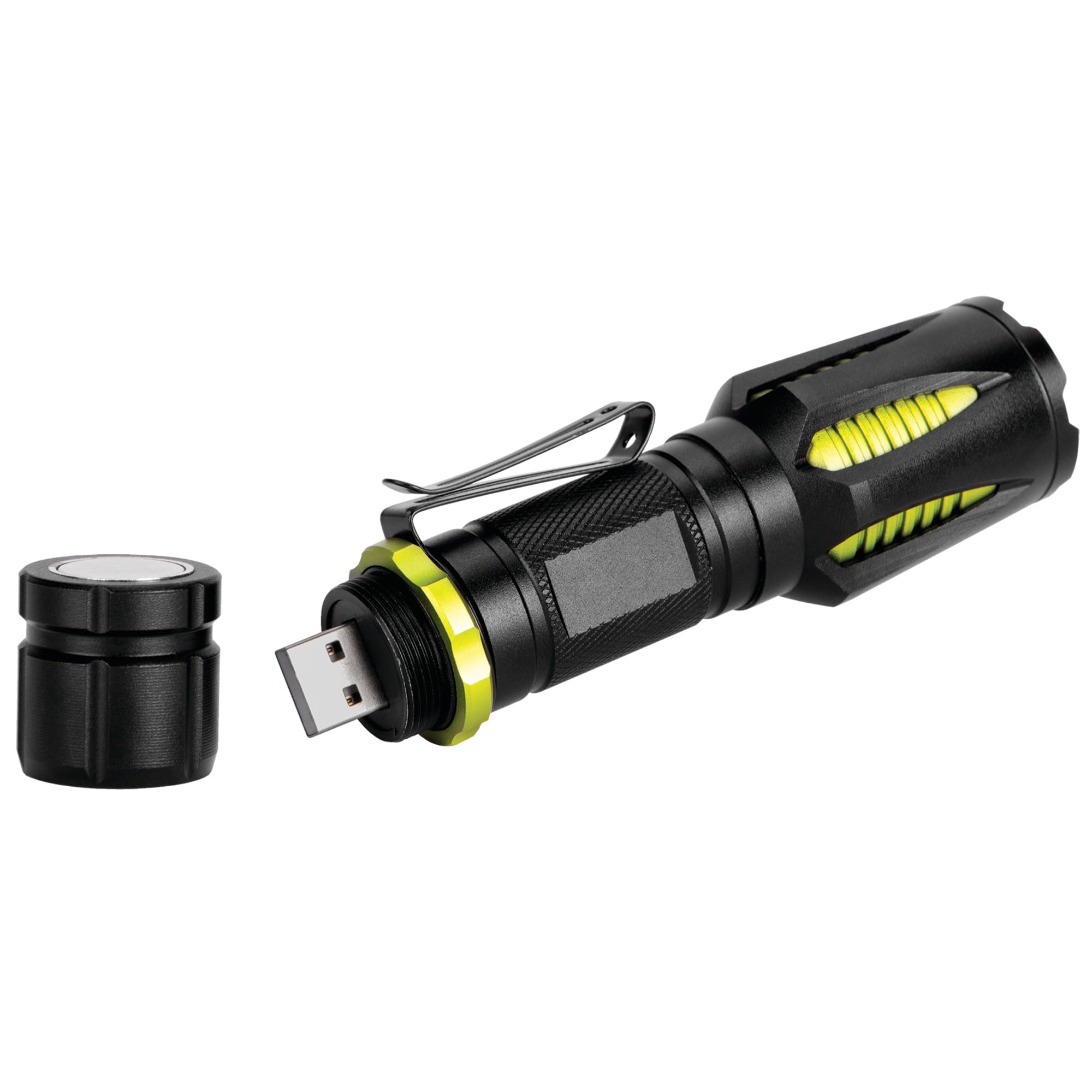 Firepoint X USB Flashlight Performance Tool W2668 418 lumens, Super Bright Seoul LEDs, tactical aluminum housing and magnetic base