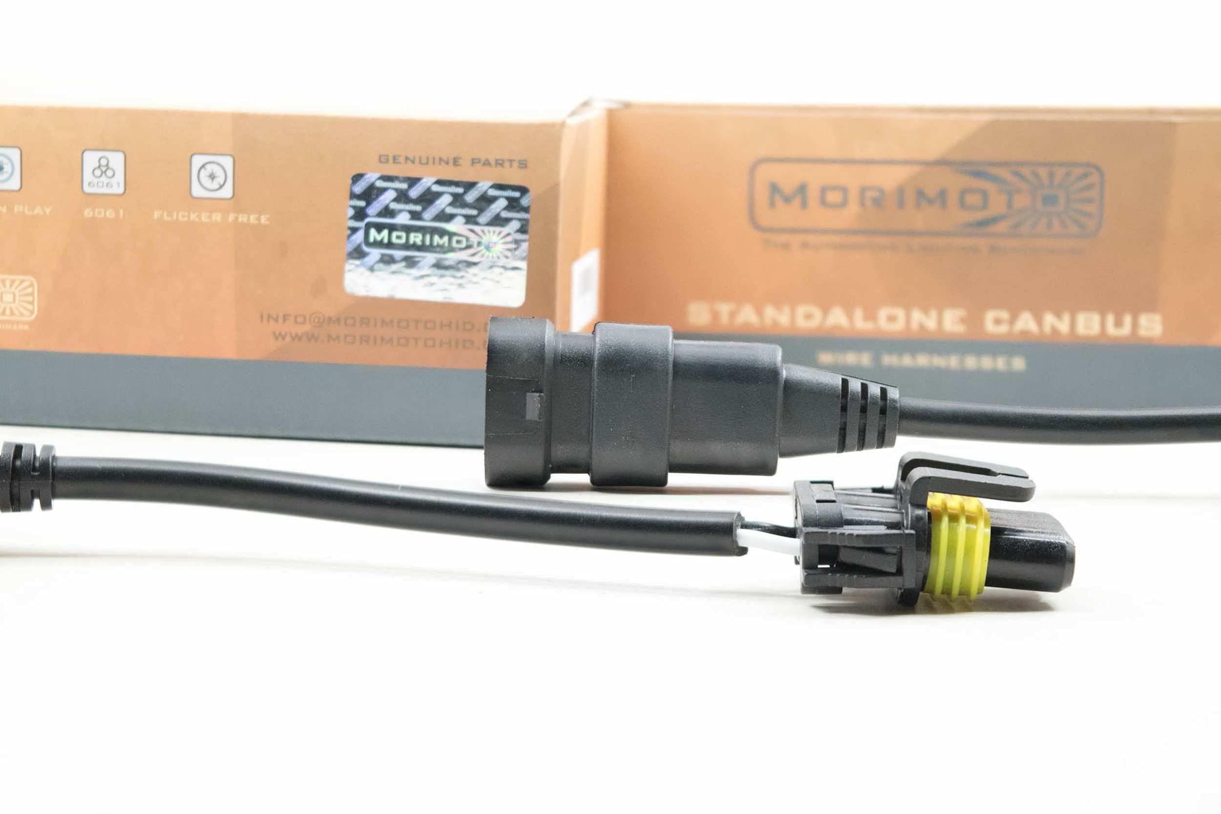 Morimoto 5202 Canbus Module, OEM Grade / PSX24W PWM Standalone Harness, Anti Flicker & Error Free Resistor for Xenon kit, Xenon Headlights & Foglights (1x H230)