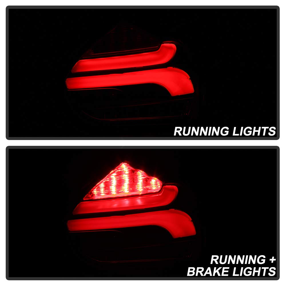 Ford Focus Spyder 5Dr Hatchback 15-17 LED Sequential Indicator LED Reverse LED Tail Lights - Black