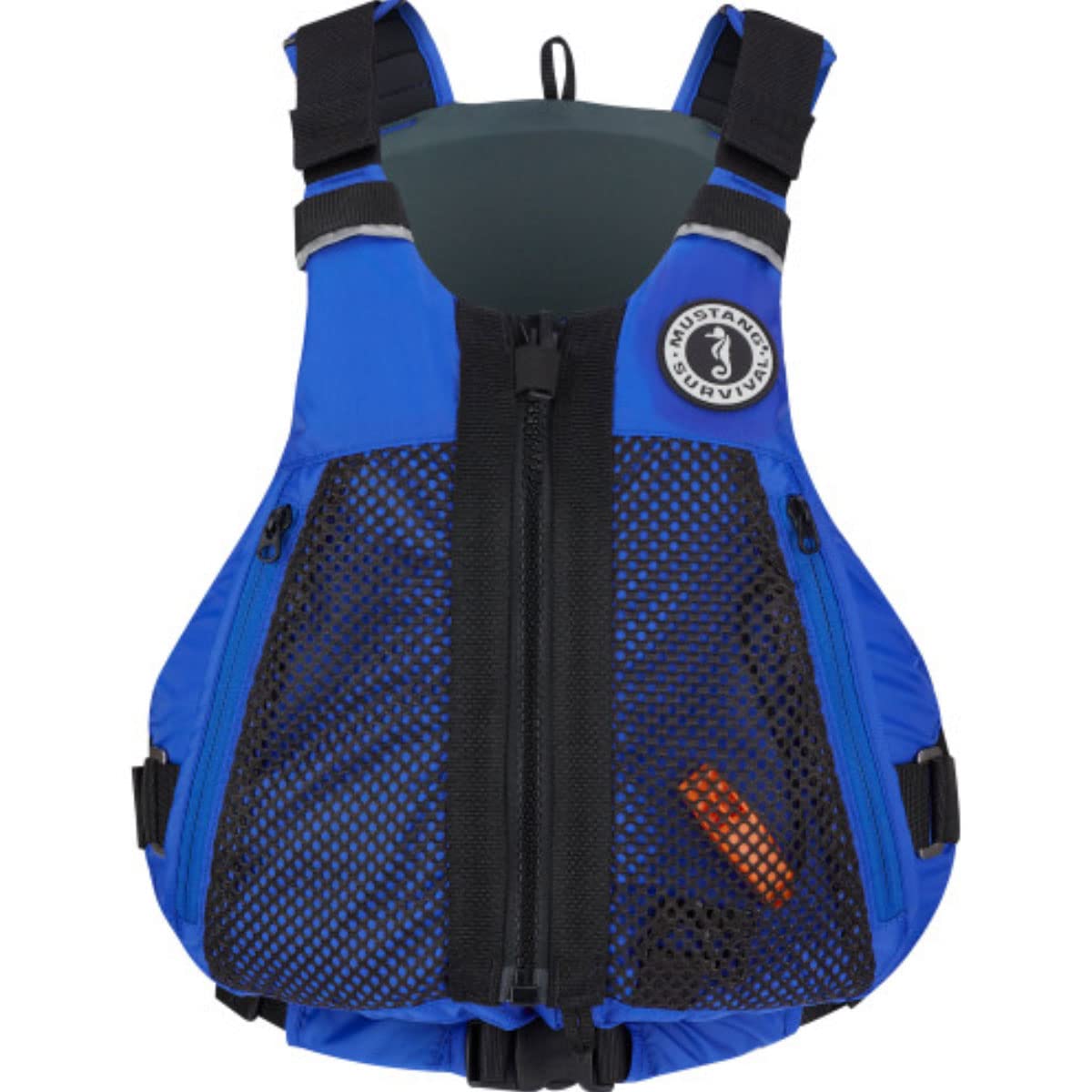 SURVIVAL MUSTANG Trident Harmonized Foam Front Zip PFD for Adults (Blue - L/XL)