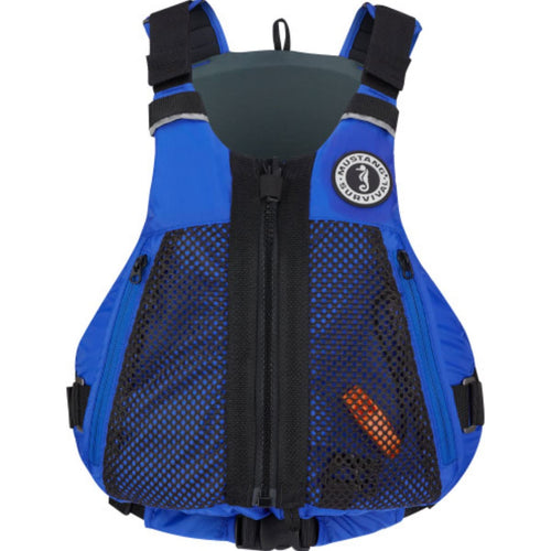 SURVIVAL MUSTANG Trident Harmonized Foam Front Zip PFD for Adults (Blue - L/XL)