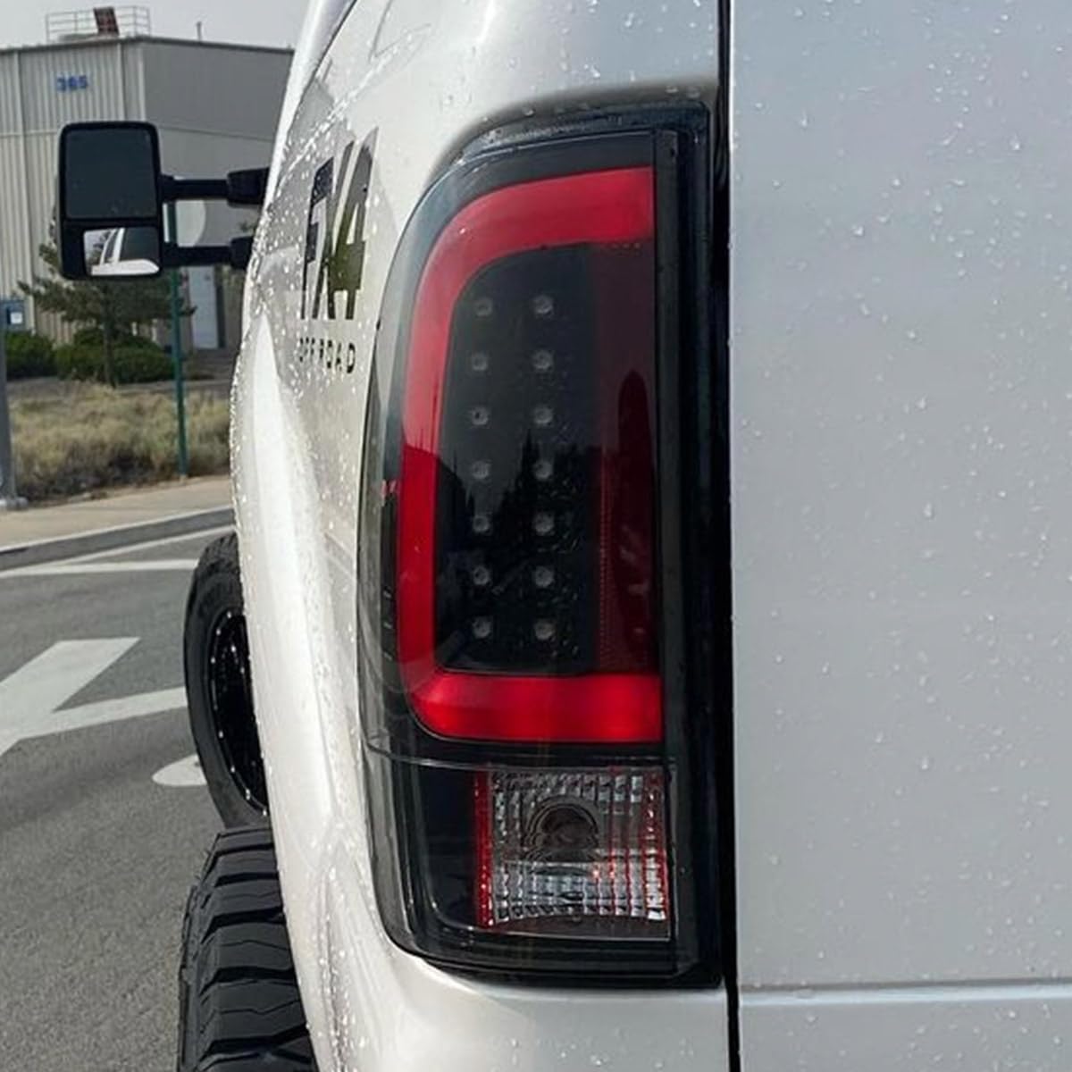 RECON - Premium Ultra Bright OLED Tail Lights Fits 1999-2007 Ford Super Duty (F250, F350, F450, F550) Red Turn Signals, Brake Lights, Running Lights (SMOKED LENS)