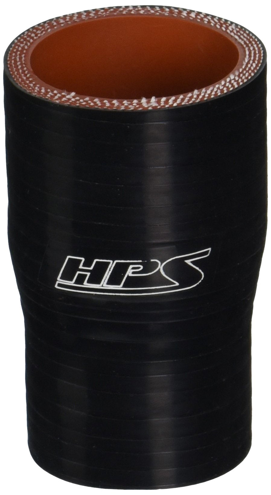 HPS Silicone HTSR-125-150-BLK High Temperature 4-ply Reinforced Reducer Coupler Hose, 100 PSI Maximum Pressure, 3" Length, 1-1/4" > 1-1/2" ID, Black