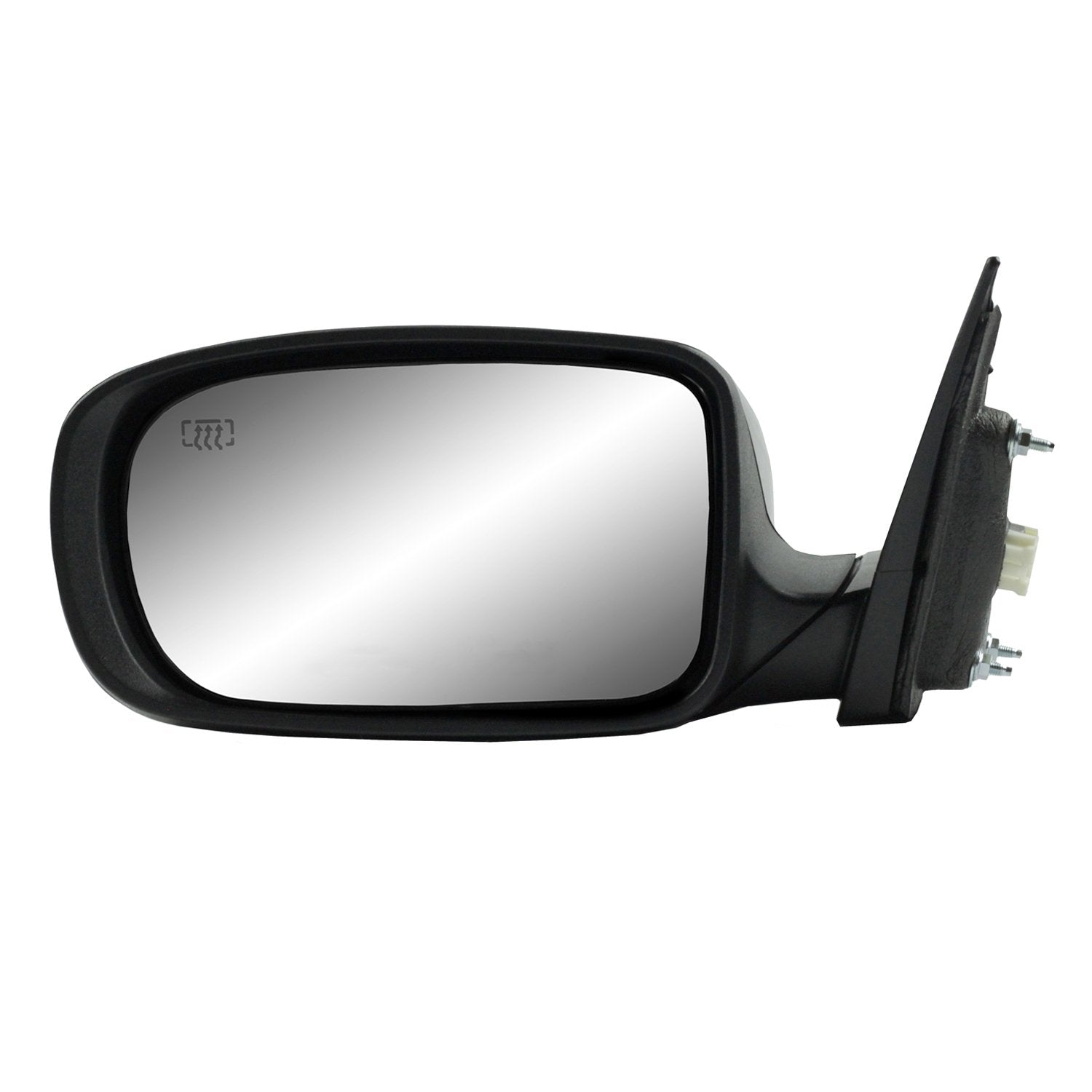 Mirror Driver Side for Chrysler 200 Sedan, Textured Black w/PTM Cover, Heated Power, Foldaway