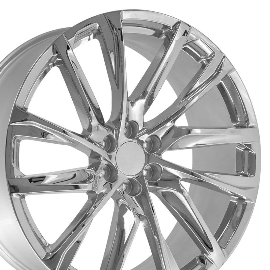 26 Inch OE Wheels Rim Fits Escalade Style 6x139.7 26x10 Chrome - Hollander 4875 (1)