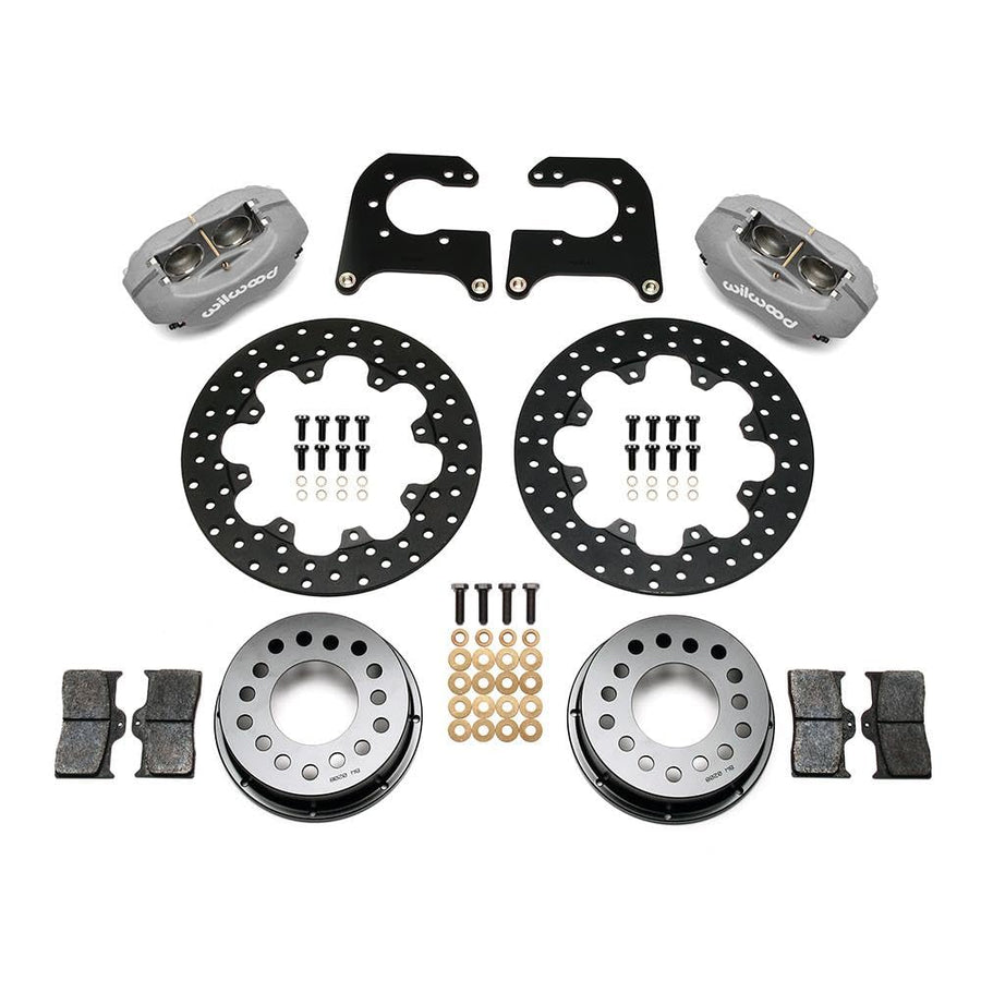Wilwood Rear Brake Kit 140-0263-BD (D/L Drag Chevy 12 Blt C-Clip)