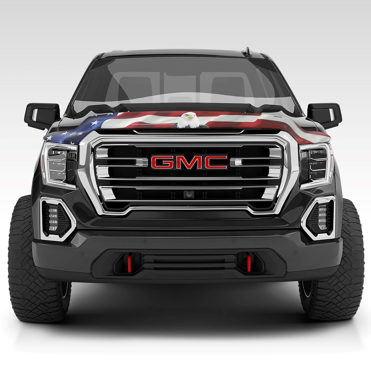 Vigilante Hood Protector | Stampede - High Profile / American Flag w/Eagle| 2015-2022 GMC Canyon | 2057-30