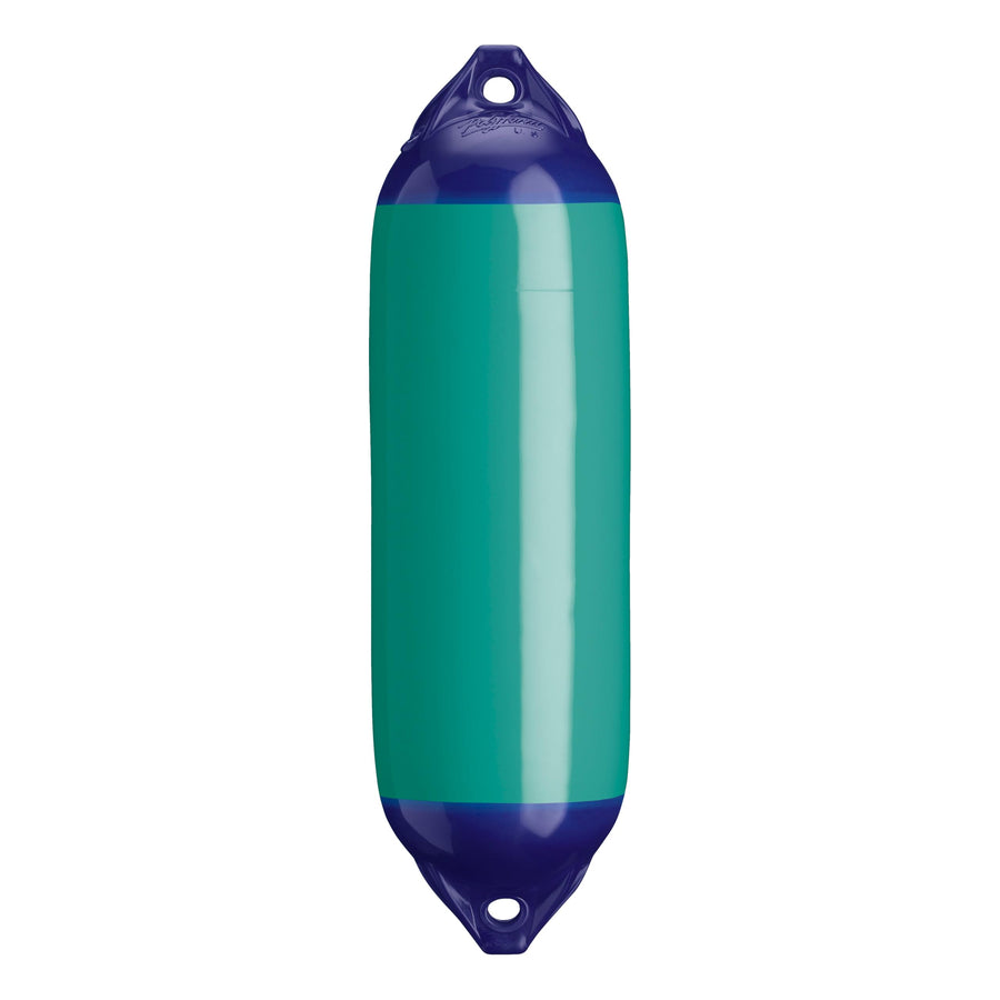 F-02 Polyform Boat Fender Standard Blue Ropehold - Teal