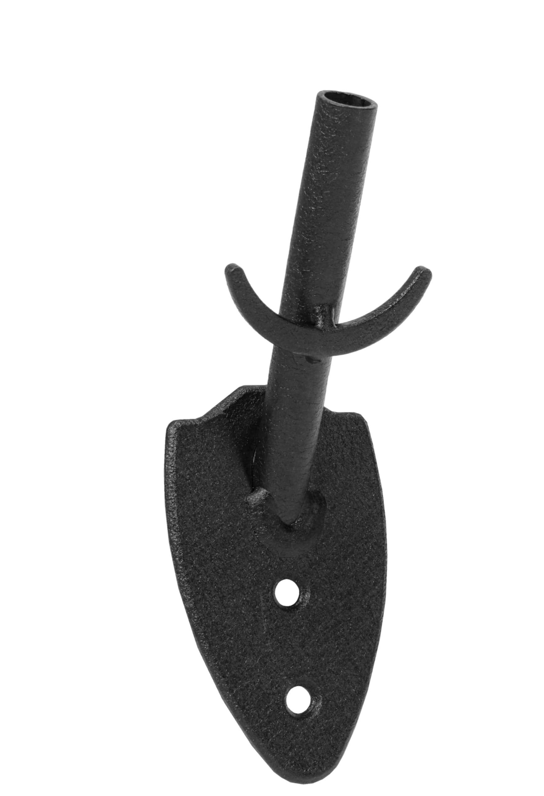 Skull Hooker Big Game Hook Powder-Coated Steel Flush Display Wall Mount, Mounts Bear, Deer & Antelope Specie Skulls, Black