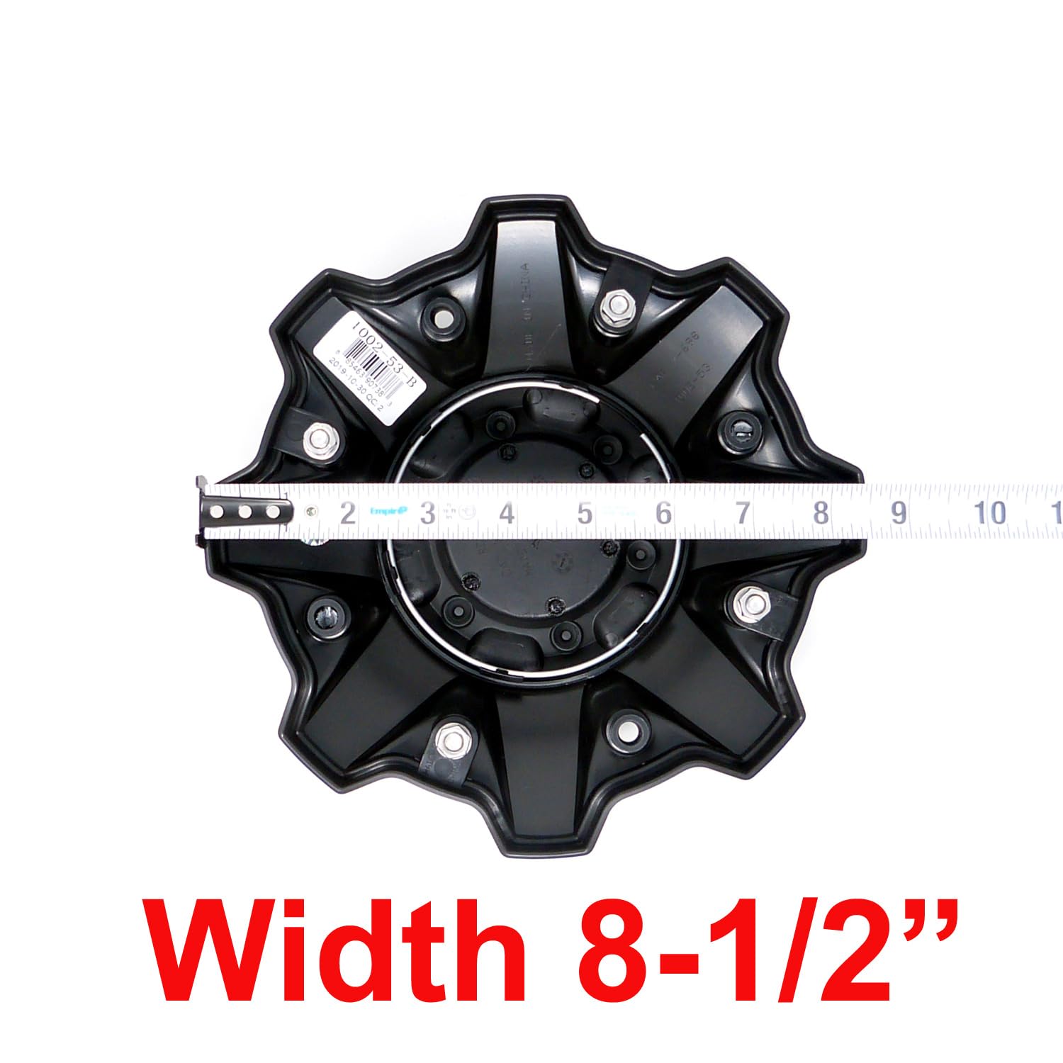 2PC FUEL BLACK CAP-8L BK-04-1002-53-B Fuel
