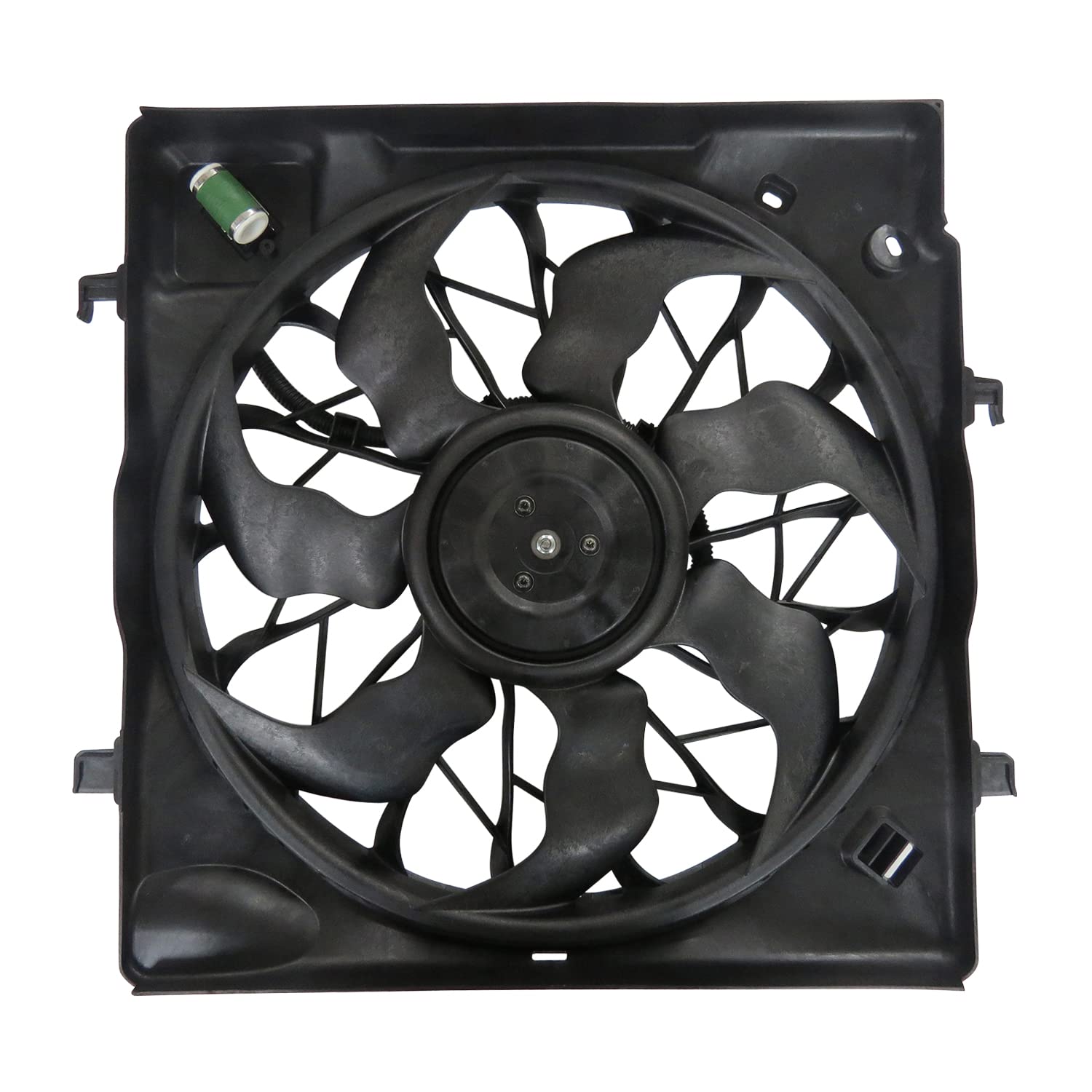 Replacement TYC 623750 Cooling Fan Assembly (Kia Optima), 1 Pack