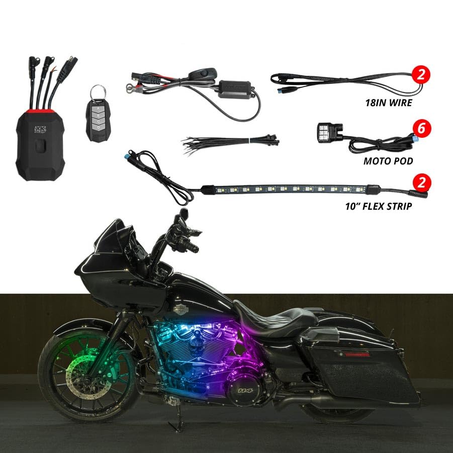 Motorcycle XKmax Underglow Light Kit
