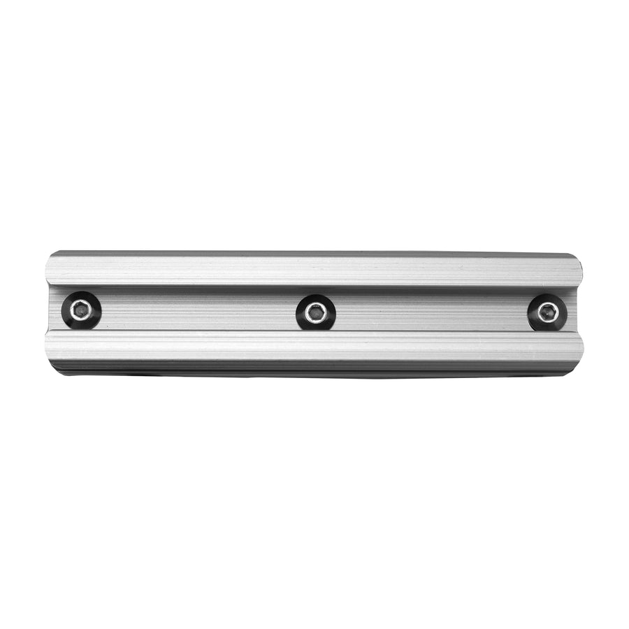GT90 YakAttack GearTrac – 4" Black | 0.9" Wide Aluminum Kayak Track Mount Rail for Accessories | Anodized Surface Mount with Stainless Hardware | Made in USA