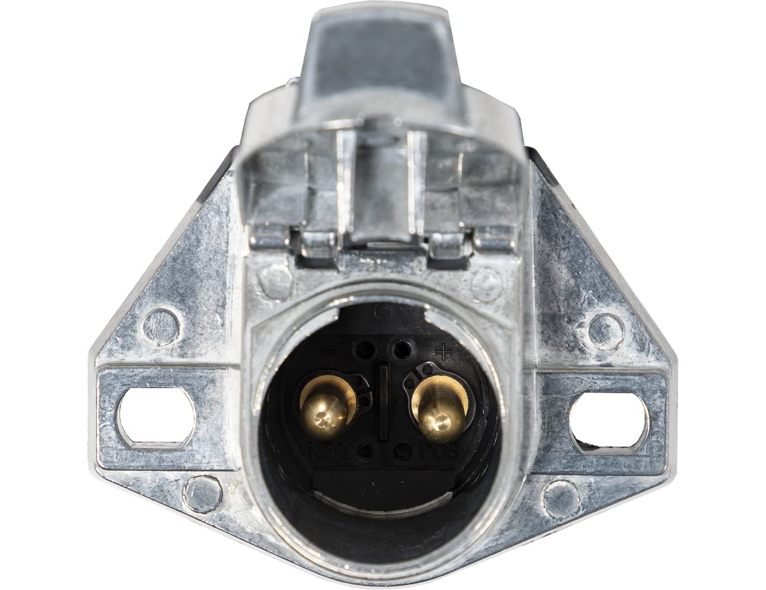 2-Way Buyers Products Die-Cast Zinc Trailer Connector -Truck Side - Horizontal Pin Arrangement (TC1002)