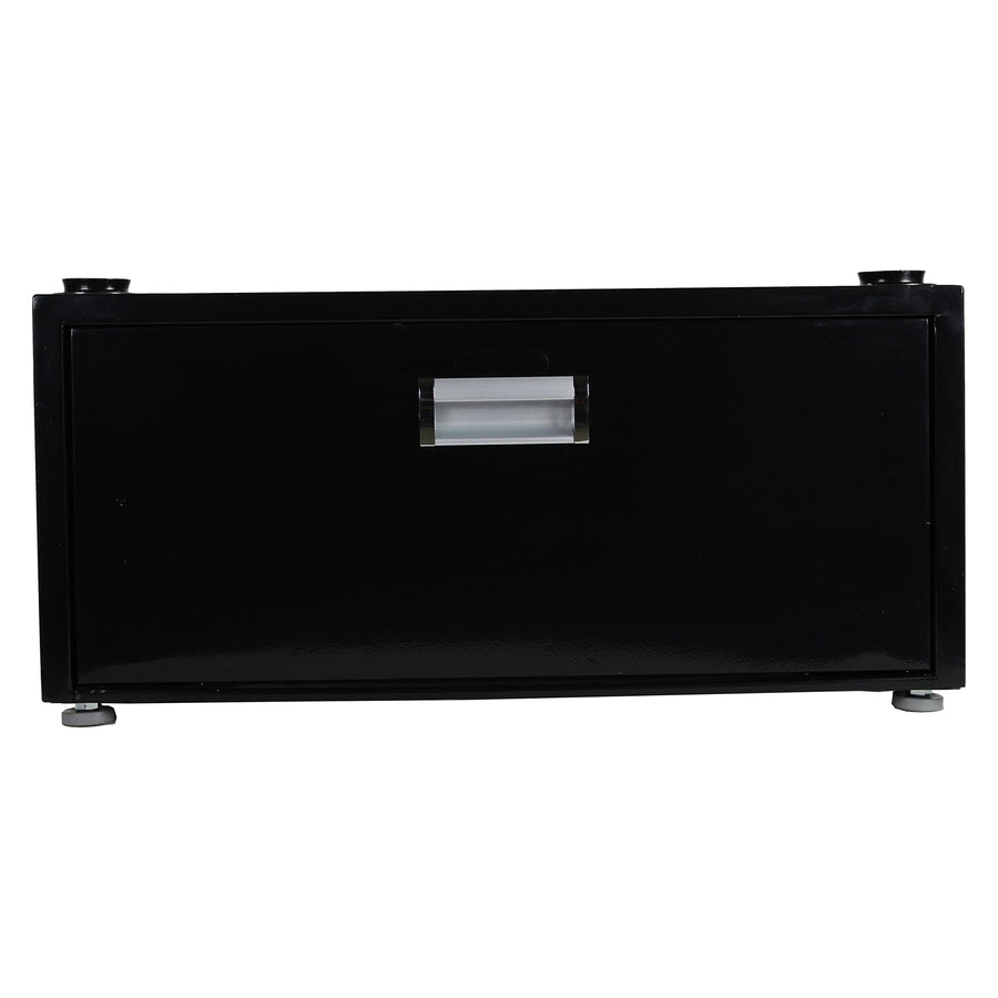 Laundry Equator Pedestal with Drawer (Black)