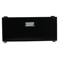 Laundry Equator Pedestal with Drawer (Black)