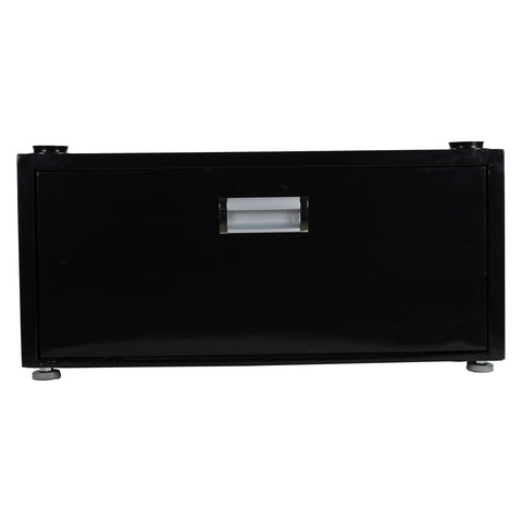 Laundry Equator Pedestal with Drawer (Black)