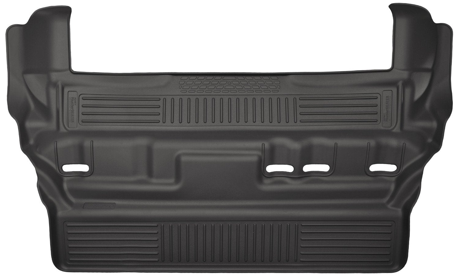 Weatherbeater Husky Liners Floor Mats | Fits 2015-2020 Cadillac Escalade; Chevrolet Tahoe; GMC Yukon w/2nd Row Bench Seat | 3rd Row, 1-pc Black - 19311