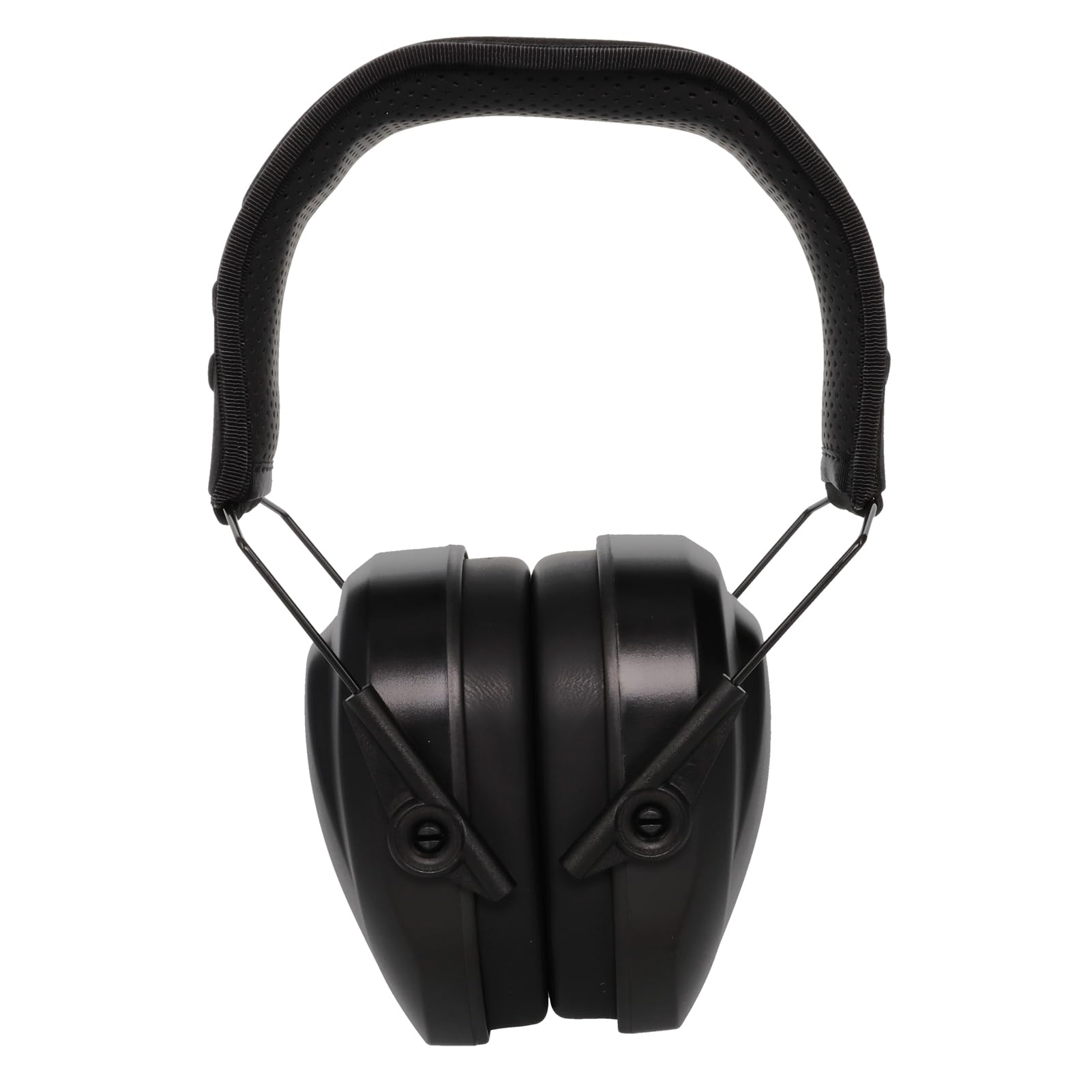 Walker's Noise-Blocking Compact Passive Youth & Women's Hunting Gun Range Shooting Hearing Protection Muff, Comfort Headband w/Metal Wire Frame, Black