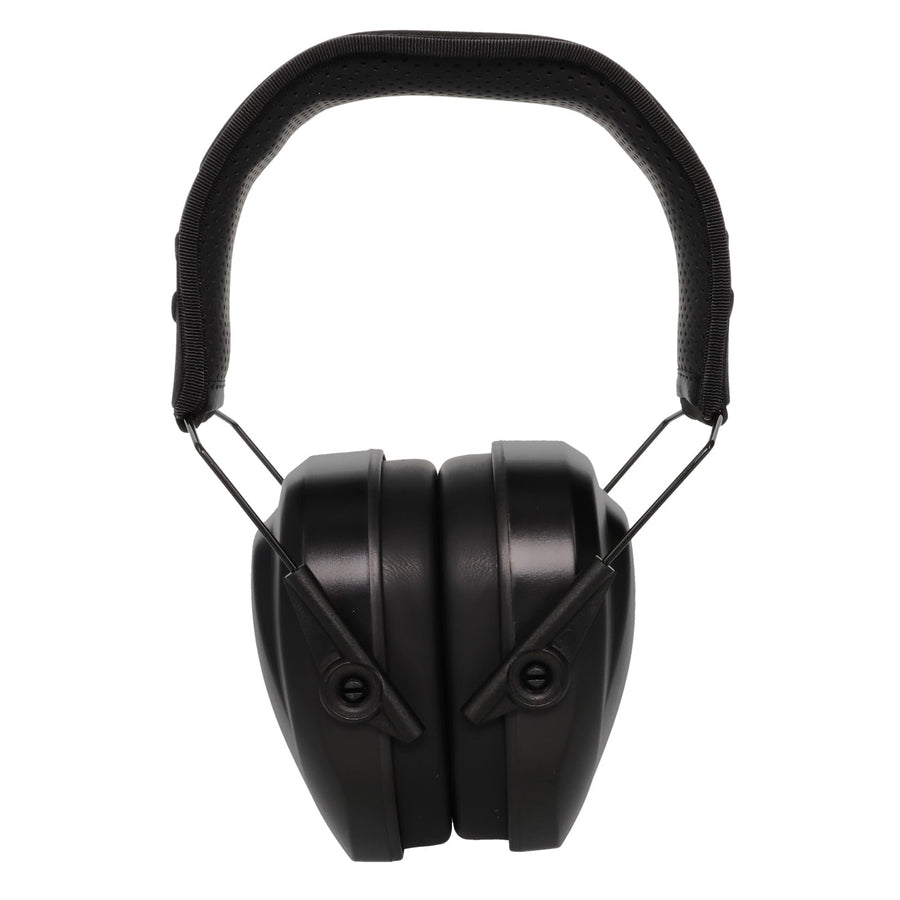 Walker's Noise-Blocking Compact Passive Youth & Women's Hunting Gun Range Shooting Hearing Protection Muff, Comfort Headband w/Metal Wire Frame, Black