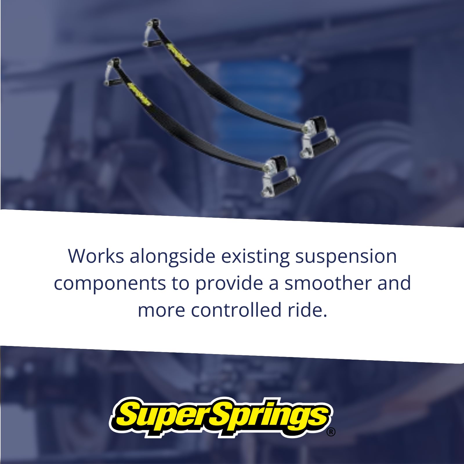 Black SuperSpring SSA14 SuperSprings, 2 Pack
