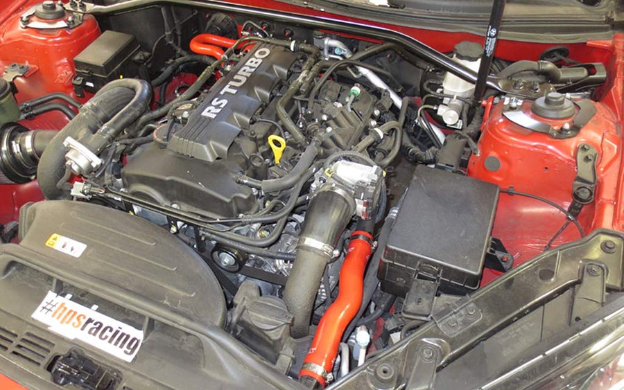 Red HPS 57-1324-RED Silicone Radiator Coolant/Heater Hose Kit