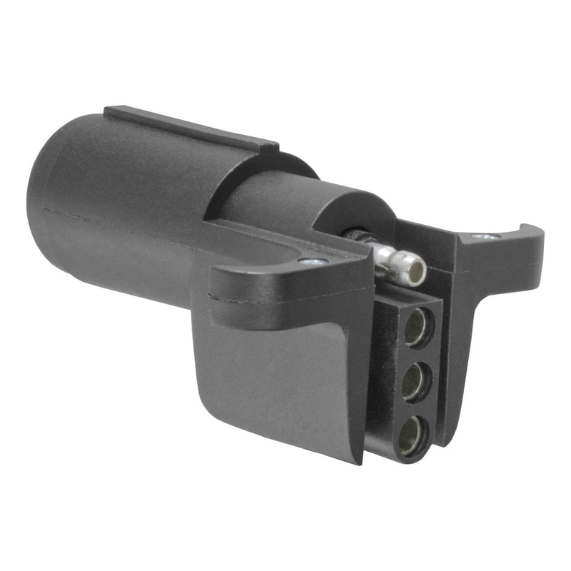 4-Way Flat Trailer Wiring Adapter to CURT 57620 6-Way Round Vehicle Side
