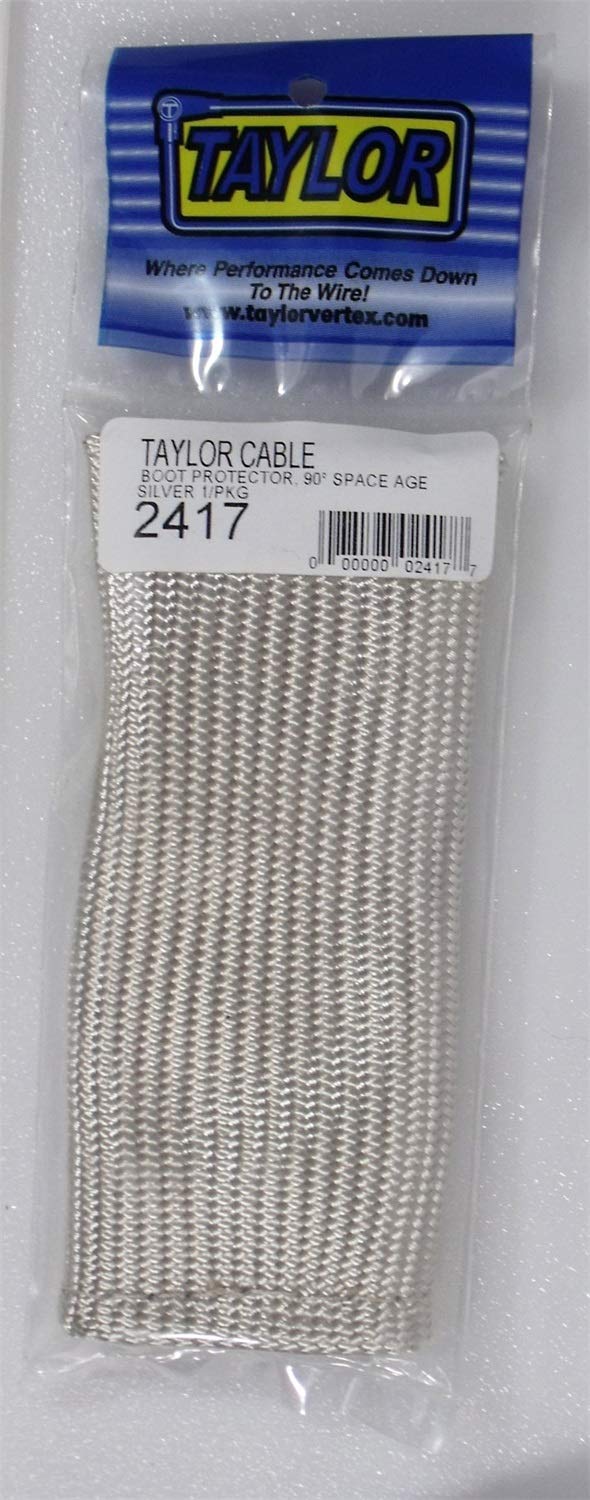 6" Spark Plug Boot Protector Taylor Cable 2417 Silver