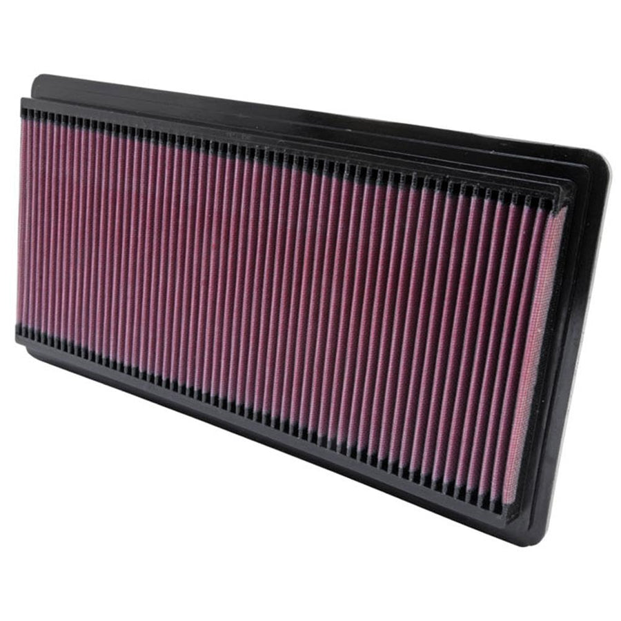 High-Flow K&N Original Lifetime Engine Air Filter: Increase Power: Premium, Washable: Compatible with 1996-2004 Chevrolet/GMC: Corvette, Z06, Express, P30, Savana, 33-2111