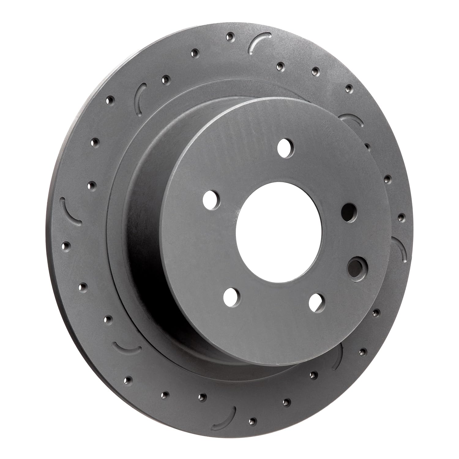 Talon Cross-Drilled and Slotted Solid Rotor, Hawk Performance Brakes, 11.47 in. Diameter, 2.44 in. Height